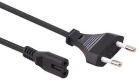 Maclean Cable 2pin / Europlug 1.5m Black