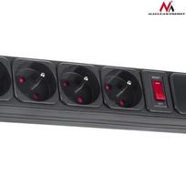 ilgintuvas 1,5m - Maclean Power Strip MCE219 1.5m Black - 2 nuotrauka