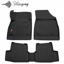Guminiai kilimėliai Stingray 3D OPEL Astra K 2015-2021 (Juodas / Black)