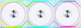Lian Li UNI FAN SL Wireless 120 mm Atvirkštinis Ventiliatorius 3-Pack Baltas (White)