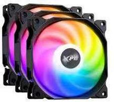 fanai - XPG VENTO 120 ARGB PWM 12 cm Juodas (Black) 3 vnt. - 1 nuotrauka