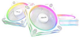 korpuso ventiliatorius - ASUS Prime MR120 Fan ARGB Atvirkštinis Baltas (White) 3-in-1 120 mm Ventiliatorius - 1 nuotrauka