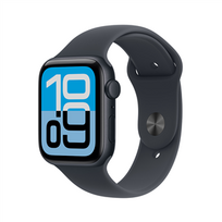 apple watch ismanieji laikrodziai - Apple Watch SE 3 44mm Midnight (Juodas) - 1 nuotrauka