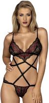 Obsessive Erotiškas bodis S/M, juodas (Black)