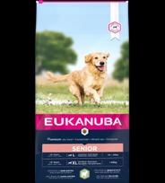 Sausas šunų maistas Eukanuba Senior, vištiena/kalakutiena/ryžiai, 12 kg