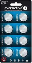 cr2032 elementai - Elementai everActive CRMIX8BL (4xCR2032, 2xCR2025, 2xCR2016) - 1 nuotrauka