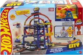 automobiliai - Mattel Hot Wheels rinkinys – Mega garažas su kilpomis (JBM74) - 1 nuotrauka