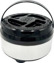 Metlex MX-1202 maisto termosas, 3 l, sidabro/juoda (Silver/Black)