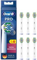 Oral-B Pro Deep Cleaning dantų šepetėlio galvutės, baltos (White), 6 vnt.
