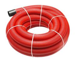 Gofruotas instaliacinis vamzdis su viela D32 HDPE, 32 mm, 50 m
