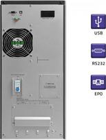 pure sine wave - QOLTEC 53982 UPS / On-line / 6kVA - 3 nuotrauka