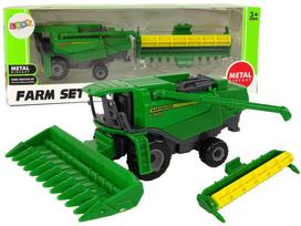 LEAN TOYS kombainas su sėjamąja, žalias/geltonas (Green/Yellow)