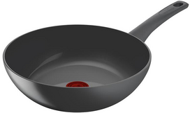 tefal keptuve - Tefal Renewal Wokpan 28 cm, pilka (Grey) - 1 nuotrauka