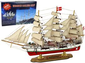 LEAN TOYS medinis laivas „Danmark“ - kolekcinis modelis