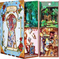 Tonecheer Dėlionė Book Nook Alisa Stebuklų Šalyje 3D 