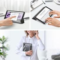 ipad air 5 deklas - Dux Ducis Toby Apple iPad Air 10.9 2020 juodas - 14 nuotrauka