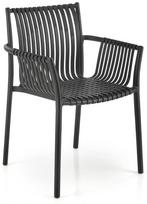 Valgomojo kėdžių komplektas Halmar K492, juodas (Black)
