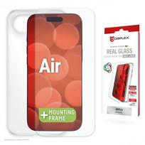 air iphone stikliukas - Displex iPhone 17 Air Real Screen Glass +Case - 1 nuotrauka