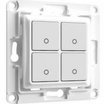 4 mygtuku jungiklis - Shelly WS4 sieninis jungiklis 4 mygtukų Baltas (White) - 1 nuotrauka