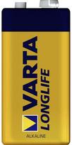 Varta Longlife 6LR61, 9V, šarminė baterija, 1 vnt.