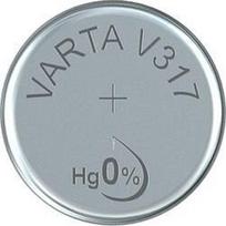 Varta V317 Sidabro oksido (Silver Oxide) mygtukų elementas, 1.55V, 1 vnt.