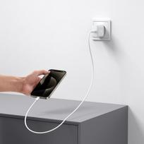 30w pakrovejas - Joyroom JR-TCF24 USB-C PD 30W Baltas (White) - 3 nuotrauka