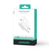 30w pakrovejas - Joyroom JR-TCF24 USB-C PD 30W Baltas (White) - 6 nuotrauka