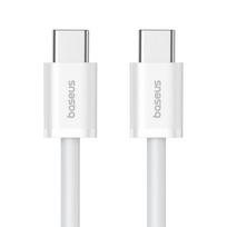 usb duomenu - Baseus Superior Series 2 USB-C į USB-C duomenų kabelis 30W 2m Baltas (White) - 8 nuotrauka