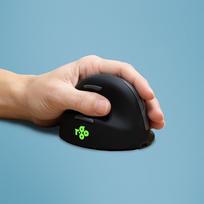 mouse ergonomic - MOUSE USB OPTICAL WRL/LEFT BLACK RGOHEWLL R-GO TOOLS - 1 nuotrauka