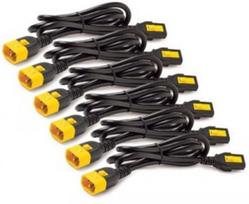 APC POWER CORD KIT (6 EA), LOCKING, C13 TO C14, 0.6M | AP8702S-WW