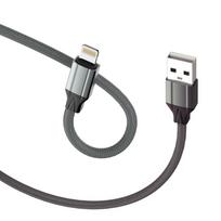 lightning usb a laidas - D-Fruit cable USB-A - Lightning 2m, grey (DF121) | 50495 - 1 nuotrauka
