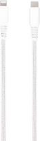rca usb c laidas - Vivanco cable Lightning - USB-C LongLife Data 1.5m, white (61691) - 1 nuotrauka