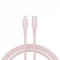 usb c laidas 60w - CANYON cable CLNM60 C-L 60W MFI 1m Silicon Pink | CNS-CLNM60SC10PS - 1 nuotrauka