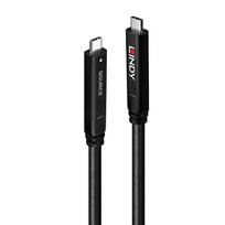 usb c usb c dp - CABLE USB-C TO USB-C 10M/43333 LINDY - 1 nuotrauka