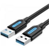 usb 3.0 to usb 3.0 cable - CABLE USB3.0 MALE TO MALE/0.5M BLACK CONBD VENTION - 1 nuotrauka