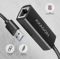 lan adapteris - AXAGON ADE-AR USB-A 3.2 Gen 1 - Gigabit Ethernet adapter, Realtek 8153, auto inst - 4 nuotrauka