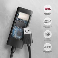 lan adapteris - AXAGON ADE-AR USB-A 3.2 Gen 1 - Gigabit Ethernet adapter, Realtek 8153, auto inst - 5 nuotrauka