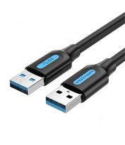 usb 3.0 to usb 3.0 cable - CABLE USB3.0 MALE TO MALE/1.5M BLACK CONBG VENTION - 1 nuotrauka
