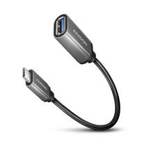 usb 3.2 gen 2 cable - AXAGON RUCM-AFAC USB 3.2 Gen 1 Type-C Male > Type-A Female, cable adapter 0,2m, 3A, ALU - 2 nuotrauka