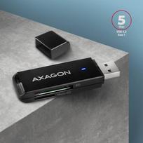microsd cards - Axagon Slim super-speed USB 3.2 Gen 1 card reader with a direct USB-A connector. | CRE-S2N - 2 nuotrauka