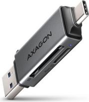 sd card usb c reader - Axagon CRE-DAC External, Type-C Type-A 2-slot SD/microSD - 1 nuotrauka