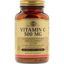 Solgar Vitaminas C 500 mg, 100 kapsulių