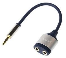 LogiLink Audio Adapter 3.5mm / 3.5mm x2