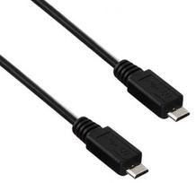 micro usb b - Akyga kabelis Micro USB / Micro USB, Black, 0.6 m - 1 nuotrauka