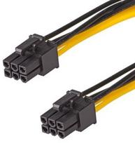pci e 6 pin - Akyga Adapter 6-Pin / 6-Pin 0.4m - 1 nuotrauka