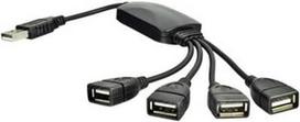 usb 2.4 a - Akyga 4-port HUB USB 2.0 AK-AD-13 - 1 nuotrauka