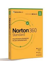 NORTON 360 STANDARD | ESD | Multiple layers of protection for device and online privacy | 2 year(s) | License quantity 1 user(s) | 1 device | 21435516