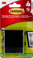 3M Command Hanging Strips M, black | 7100109343