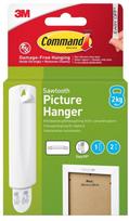 3m command picture - 3M picture hanger Command Sawtooth 1 Hook 2 Strips, white | 7100336642 - 1 nuotrauka