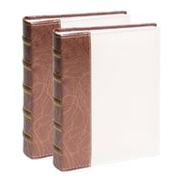 albumas 10x15 - Album B 10x15/200M Lux, brown 2pcs | 10266 - 1 nuotrauka